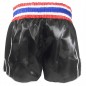 Boxsense Retro Muay Thai Kickboxing Spodenki : BXSRTO-001-Czarny